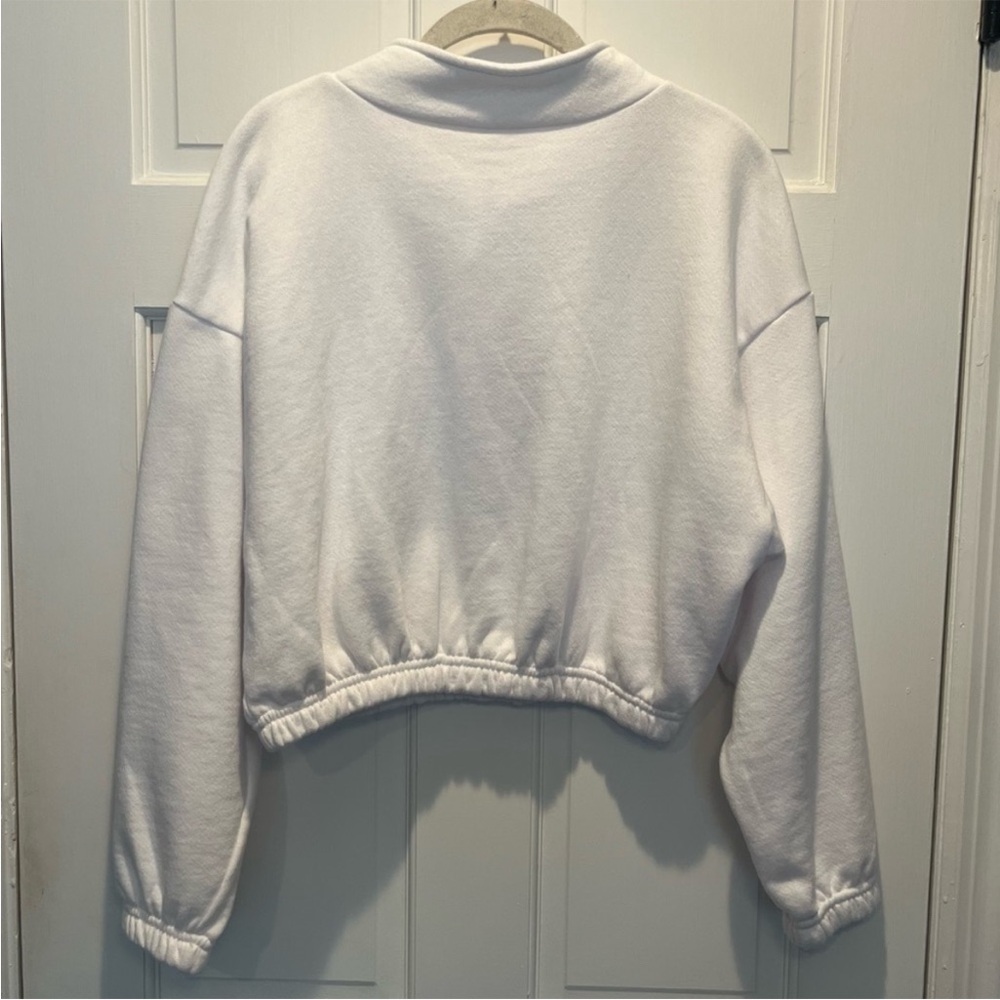 Roller Rabbit Monkey Cropped Half Zip Pullover - image 7